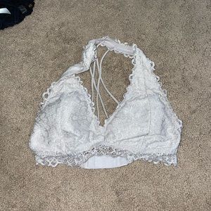 White bralette